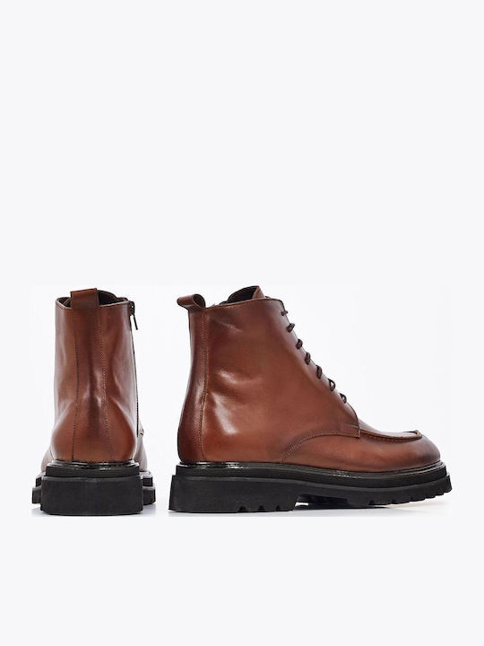 Leather Tabac Brown Boots