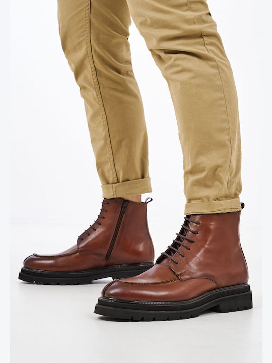 Leather Tabac Brown Boots