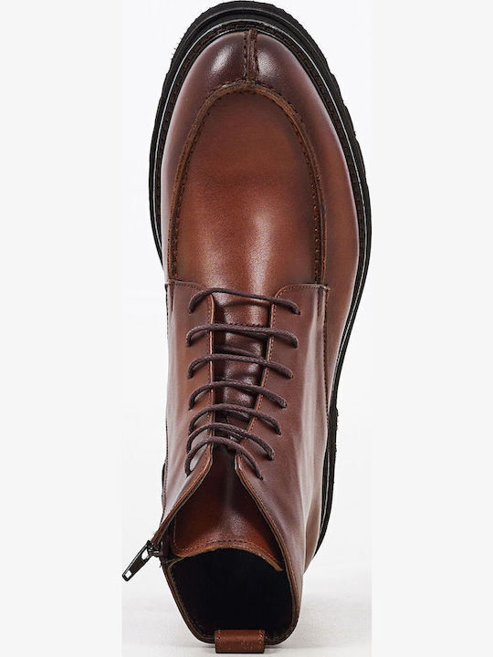 Leather Tabac Brown Boots