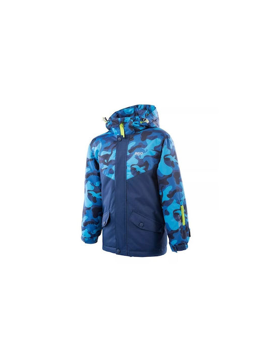 Bejo Waterproof Kids Sports Jacket short Hooded Blue Yuki Jr