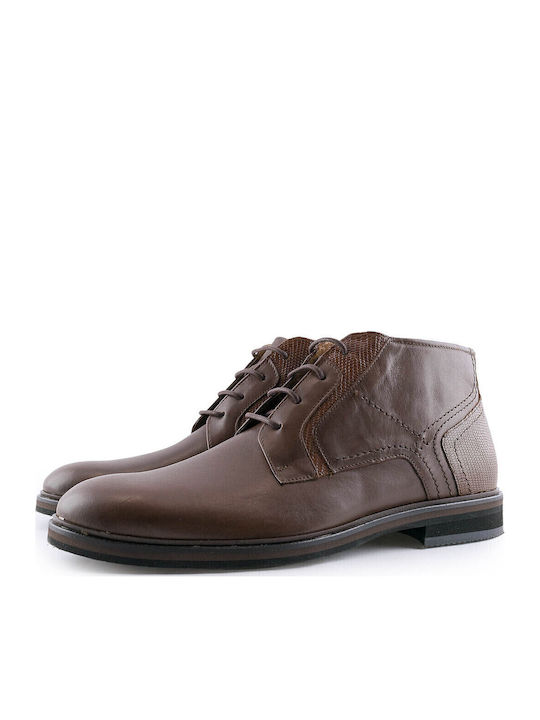 Leather Brown Men's Boots