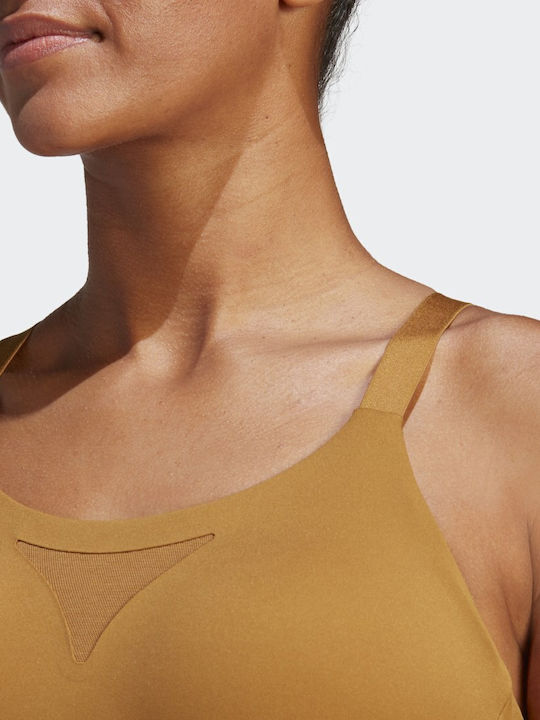 Tailored Impact Brown Athletic Bra