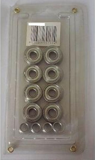 Athlopaidia Bearings Abec 3 8 Pieces 004.3015 Roller Accessories