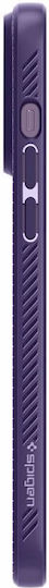 Spigen Liquid Air Umschlag Rückseite Silikon Deep Purple (iPhone 14 Pro Max)