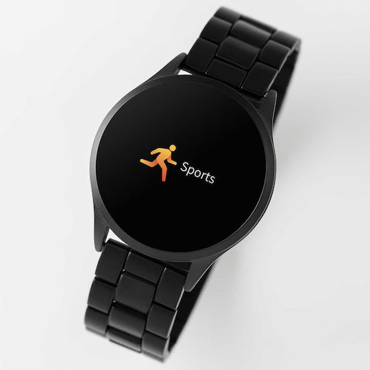 Reflex Active Series 04 38мм Смартчасовник с Пулсомер (Black Bracelet)