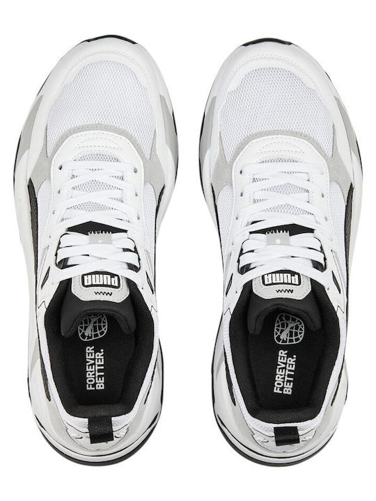 Trinity Chunky Sneakers White