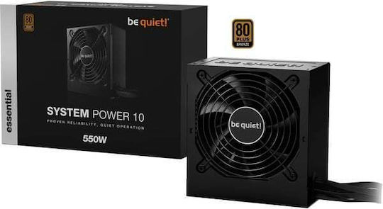 Be Quiet System Power 10 550W Μαύρο Τροφοδοτικό Υπολογιστή Full Wired 80 Plus Bronze