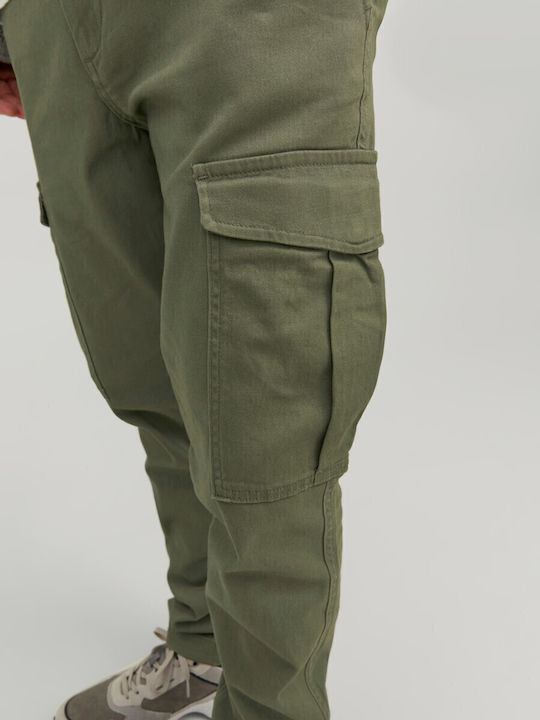 Marco Παντελόνι Cargo Ελαστικό σε Slim Εφαρμογή Deep Lichen Green