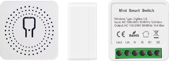 Aubess Smart Switch 1 Καναλιού ZigBee 10A (με Ουδέτερο)