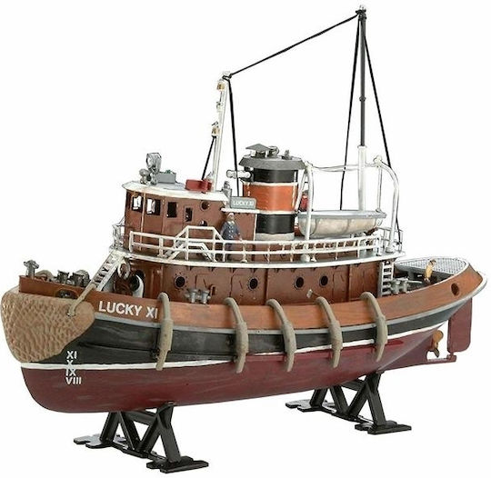 Revell Harbor Tug Modeling Figure Ship Red 89 Pieces in Scale 1:108 23.1cm.