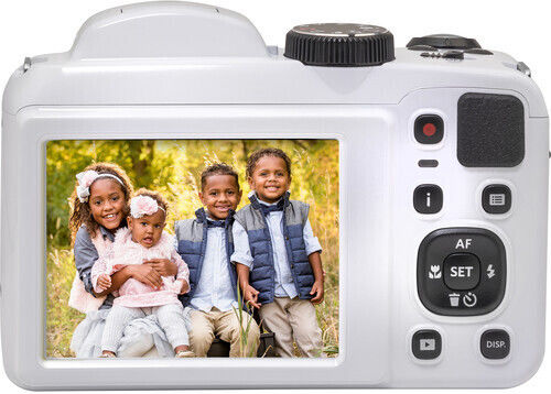 Kodak Astro Zoom AZ255 Компактен Фотоапарат 16МР Оптично Увеличение 25x Бял