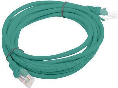 Lanberg U/UTP Cat.5e Ethernet Network Cable 3m Green 1pcs