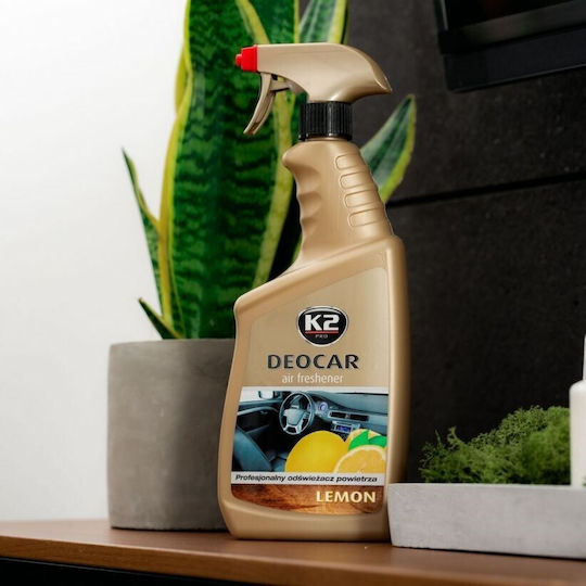 K2 Car Air Freshener Spray Deocar Lemon 700ml K2-
