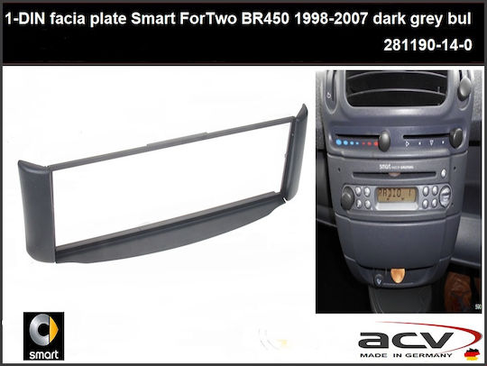 ACV Πρόσοψη 1 Din για Smart ForTwo 1998-2007