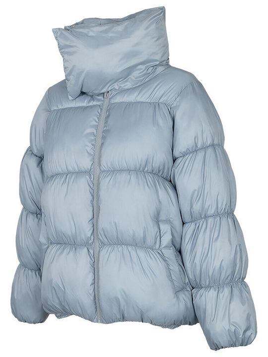 Outhorn Kurz Damen Puffer Jacke für Winter Hellblau