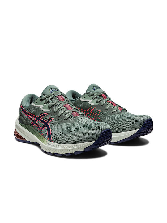 ASICS GT-1000 11 TR Γυναικεία Αθλητικά Παπούτσια Running Nature Bathing / Papaya