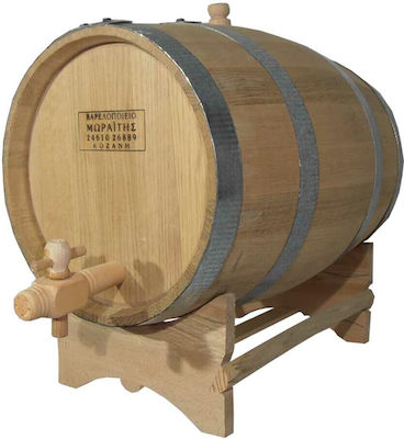 Fresh Wine Wooden Barrel with Tap 30lt 001131