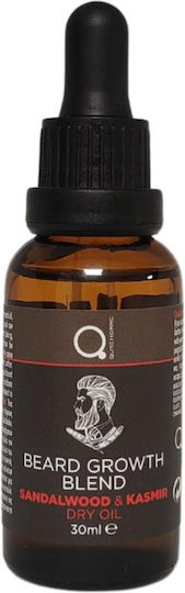 Qure Bread Growth Blend με Sandalwood & Kasmir Dry Oil 30ml Barber & Χτένα Σχηματισμού Γενειάδας 30ml