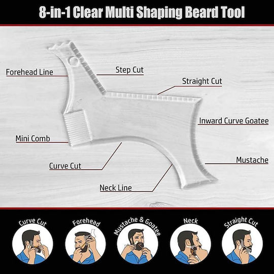 Qure Bread Growth Blend με Sandalwood & Kasmir Dry Oil 30ml Barber & Χτένα Σχηματισμού Γενειάδας 30ml