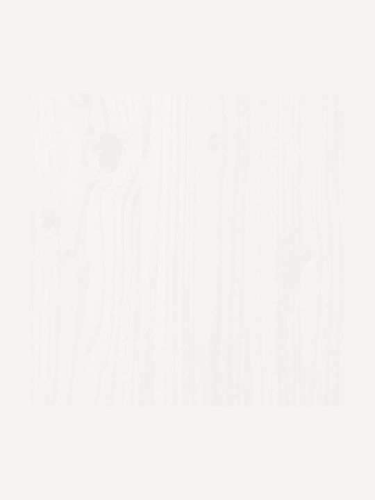 vidaXL Wooden Decorative Trunk White 80x40x45.5cm