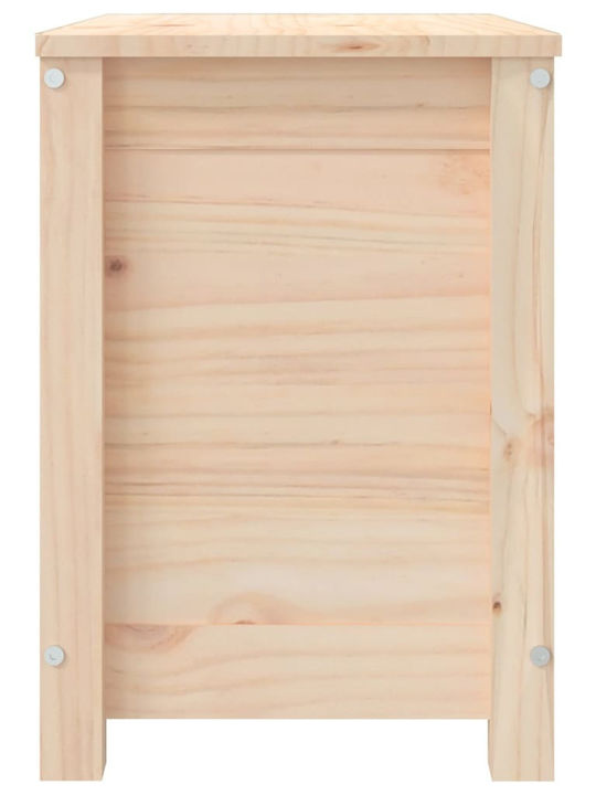 vidaXL Wooden Decorative Trunk Brown 60x32x45.5cm