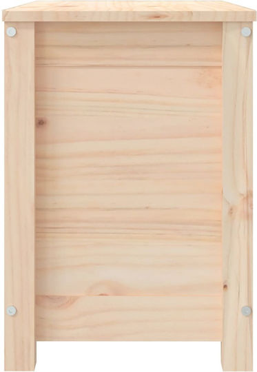 vidaXL Wooden Decorative Trunk Brown 60x32x45.5cm