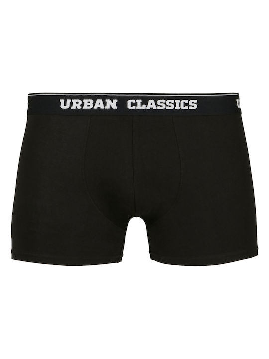Men's Boxers Bndn Grey/Grey/Black/White/Script/Black with Patterns 5Pack
