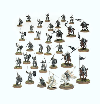 Games Workshop Middle-Earth Strategy Battle Game - Minas Tirith Battlehost Unpainted Figures