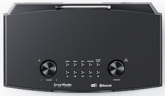 Kenwood Ηχοσύστημα 2.1 CR-ST700SCD-B 43W με CD / Network Player Player, WiFi και Bluetooth Μαύρο