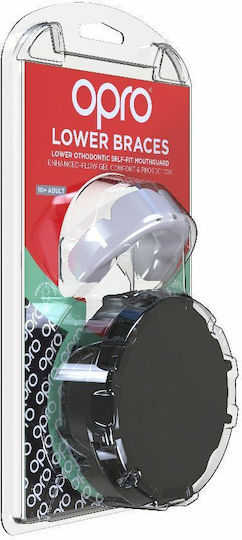 Opro 2228001 Protective Mouth Guard Senior White Suitable for Braces with Case