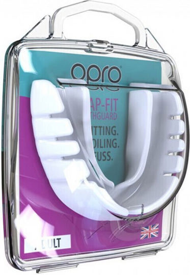 Opro Snap Fit OP143 Protective Mouth Guard Junior White