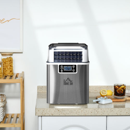 HomCom Παγομηχανή με Ημερήσια Παραγωγή 20kg