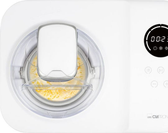 Clatronic ICM 3784 Παγωτομηχανή 1.2lt Λευκή