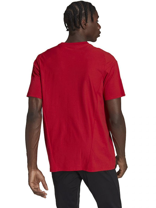 Adidas Tiro 23 Competition Men's Short Sleeve T-shirt Red