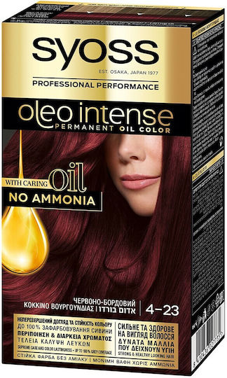 Syoss Oleo Intense Боя За Коса Без Амоняк 4-23 Червено Бордо 50ml