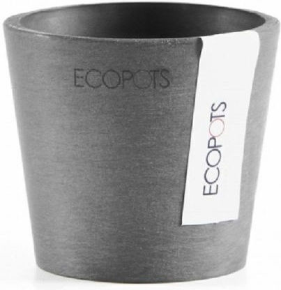 Ecopots Amsterdam Γλάστρα Πλαστική Ανθρακί 40x40x35εκ.
