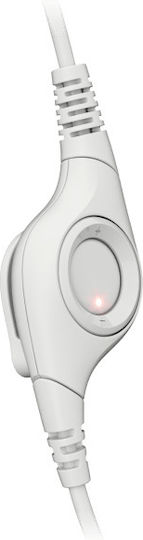 Logitech H390 On Ear Multimedia Headphone with Microphone USB-A White