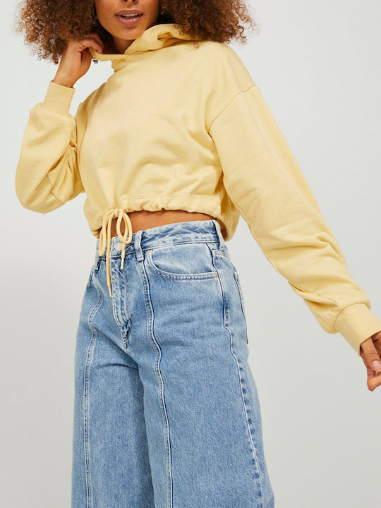 Jack & Jones Φούτερ Κίτρινο με Κουκούλα
