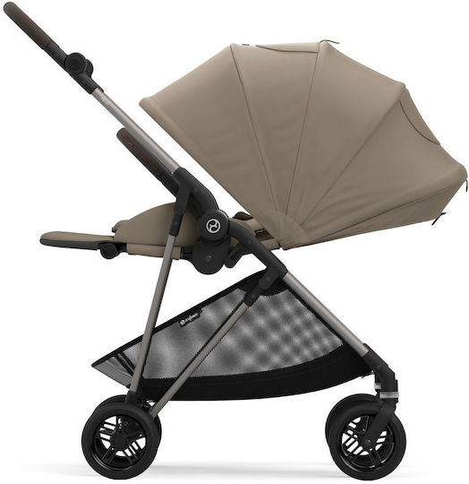 Cybex Melio Adjustable Baby Stroller Suitable for Newborn Seashell Beige 5.9kg