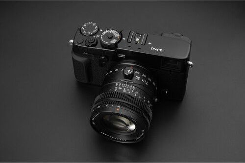 TTArtisan Full Frame Camera Lens 50mm f/1.4 Tilt-Shift for Fujifilm X Mount Black