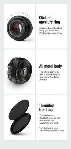 TTArtisan Φωτογραφικός Φακός 50mm f/2 Σταθερός για Micro Four Thirds (MFT) Mount Μαύρος