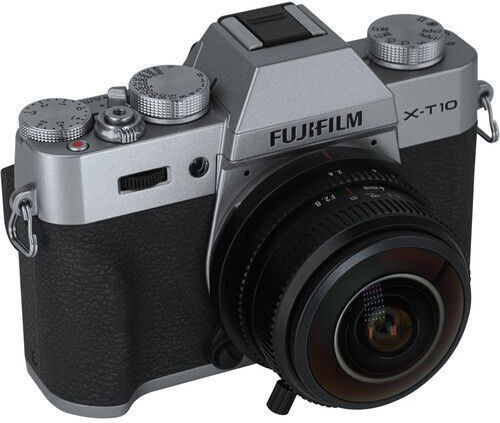 7artisans Obiectiv Foto Crop 4mm f/2.8 Circular Ochi De Pește Pentru Montaj Fujifilm X Negru