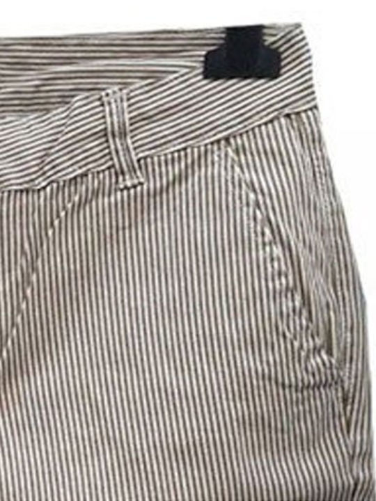 Luciano Faketti Bermuda shorts CHINOS striped beige