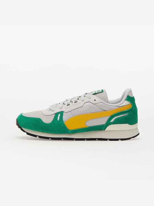 Puma RX 737 New Vintage Herren Sneakers Nimbus Cloud / Amazon Green