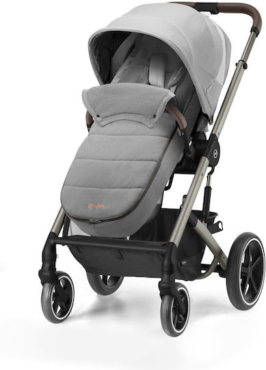 Cybex Gold Universal Stroller Footmuff with Fleece Lining Lava Grey