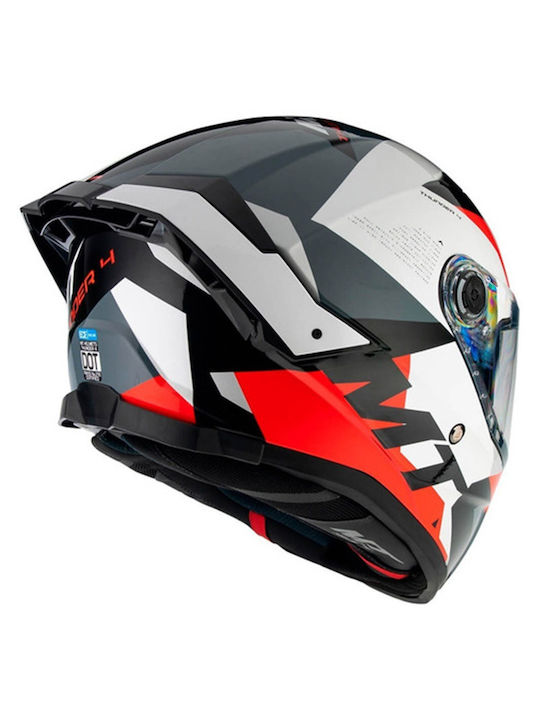 MT Thunder 4 SV Gloss Pearl Fade A0 Κράνος Μηχανής Full Face DOT / ECE 22.06 1500gr