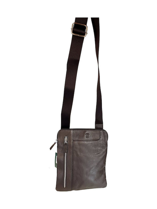 Leather Men's Bag Shoulder / Crossbody Brown