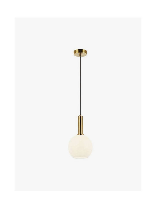 Zambelis Lights Adjustable Pendant Light Gold Ball with Socket E27 20x23cm