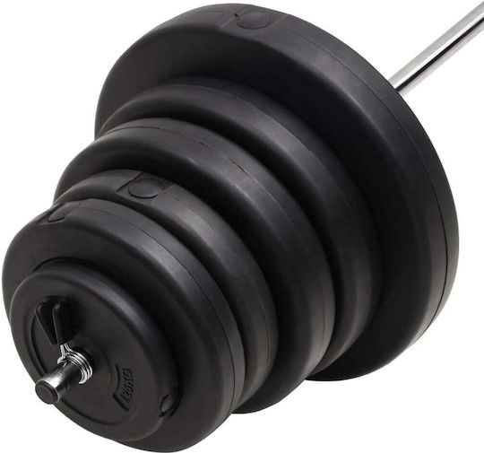 vidaXL Straight Bar Φ25mm 2kg Length 140cm without Collars