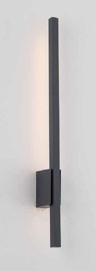 Zambelis Lights Επιτοίχιο Γραμμικό Φωτιστικό LED IP65 12W με Θερμό Λευκό Φως 9.5x4.5x80εκ.